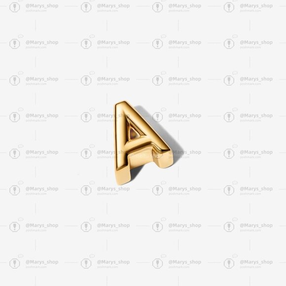 Pandora Letter A Alphabet Charm - Picture 2 of 5